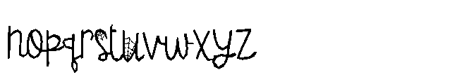 PN Blueboo Script Font LOWERCASE