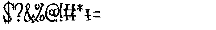 PN Blueboo Too Regular Font OTHER CHARS