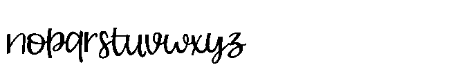 PN Buche De Noel Expanded Font LOWERCASE