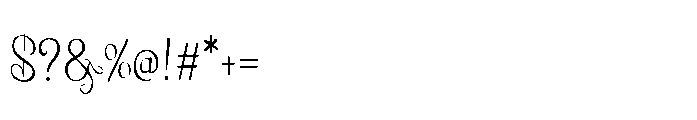 PN Bunchberry Light Font OTHER CHARS