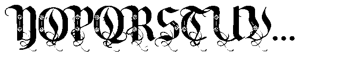 PN Cantonbloom More Condensed Font UPPERCASE