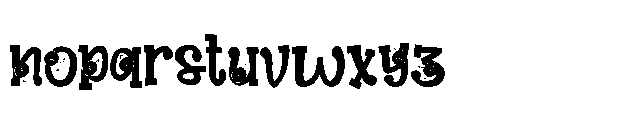 PN Carpet Roses Too Condensed Font LOWERCASE