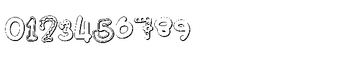PN Christmas Calories 3 d Font OTHER CHARS