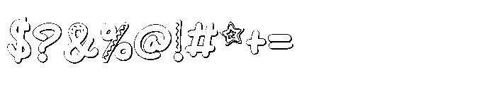 PN Christmas Calories 3 d Font OTHER CHARS