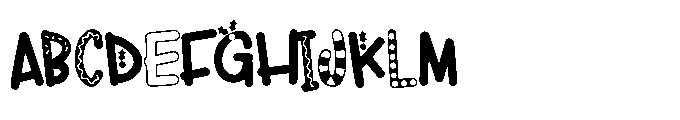 PN Christmas Calories Regular Font UPPERCASE