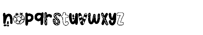 PN Christmas Calories Regular Font LOWERCASE