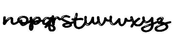 PN Christmas Calories Script Expanded Font LOWERCASE