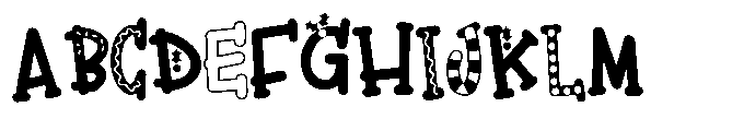 PN Christmas Calories Serif Font UPPERCASE