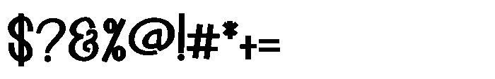 PN City Lalalights Script Bold Font OTHER CHARS