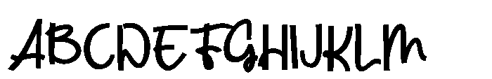 PN City Lalalights Script Bold Font UPPERCASE