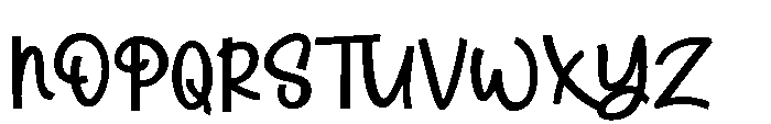 PN City Lalalights Script Bold Font UPPERCASE