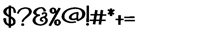 PN City Lalalights Script Expanded Font OTHER CHARS