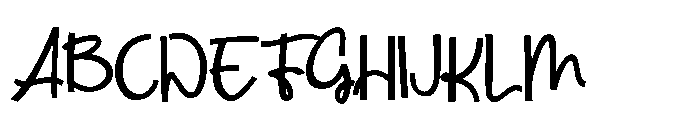 PN City Lalalights Script Font UPPERCASE
