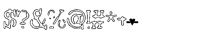 PN Cupids Love Pow Font OTHER CHARS