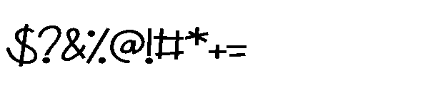 PN Eggnoger Expanded Font OTHER CHARS