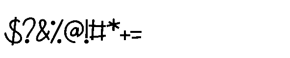 PN Eggnoger Regular Font OTHER CHARS