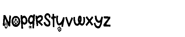 PN Eggnoger Sans Condensed Font LOWERCASE