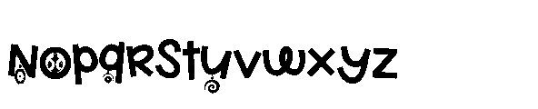 PN Eggnoger Sans Font LOWERCASE