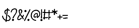 PN Eggnoger Stencil Font OTHER CHARS