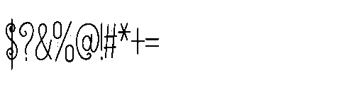 PN Elfologist Condensed Font OTHER CHARS
