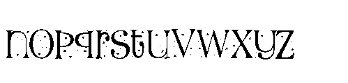 PN Elfologist Serif Expanded Font LOWERCASE
