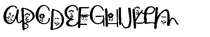 PN Flower Market Expanded Font UPPERCASE