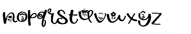PN Flower Market Expanded Font LOWERCASE