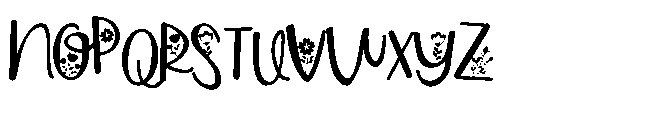 PN Flower Market Regular Font UPPERCASE