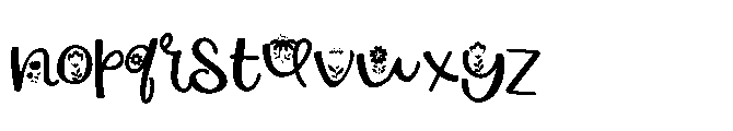 PN Flower Market Regular Font LOWERCASE
