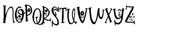 PN Flower Market Serif Condensed Font UPPERCASE