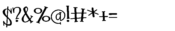 PN Flower Market Serif Expanded Font OTHER CHARS