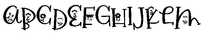 PN Flower Market Serif Expanded Font UPPERCASE