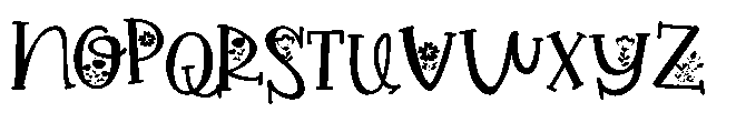 PN Flower Market Serif Expanded Font UPPERCASE