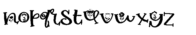 PN Flower Market Serif Expanded Font LOWERCASE