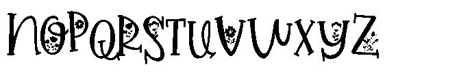 PN Flower Market Serif Font UPPERCASE