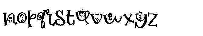 PN Flower Market Serif Font LOWERCASE