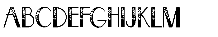 PN French Florals Condensed Font UPPERCASE