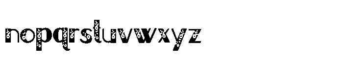 PN French Florals Condensed Font LOWERCASE