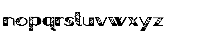 PN French Florals Expanded Font LOWERCASE