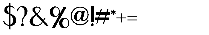 PN French Florals Regular Font OTHER CHARS