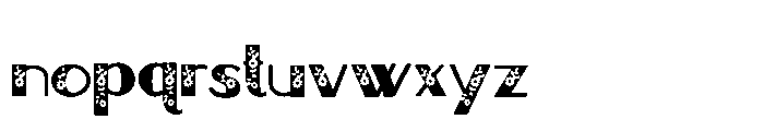 PN French Florals Regular Font LOWERCASE