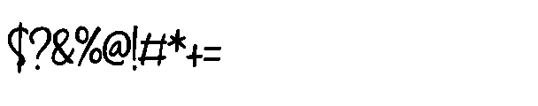 PN Froogalou Condensed Bold Font OTHER CHARS