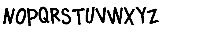 PN Grudge Bold Font UPPERCASE
