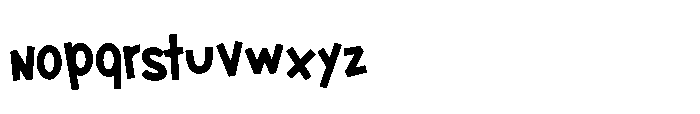 PN Grudge Bold Font LOWERCASE
