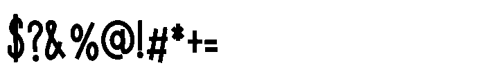 PN Grudge Condensed Font OTHER CHARS