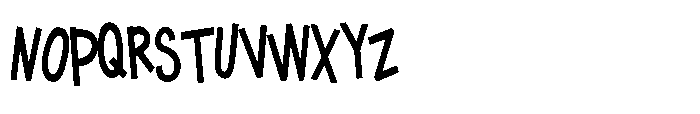PN Grudge Condensed Font UPPERCASE