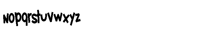 PN Grudge Condensed Font LOWERCASE