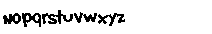 PN Grudge Expanded Font LOWERCASE