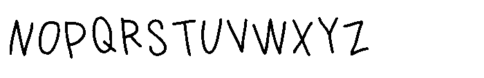 PN Grudge Print Bold Font UPPERCASE