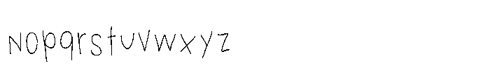 PN Grudge Print Condensed Font LOWERCASE